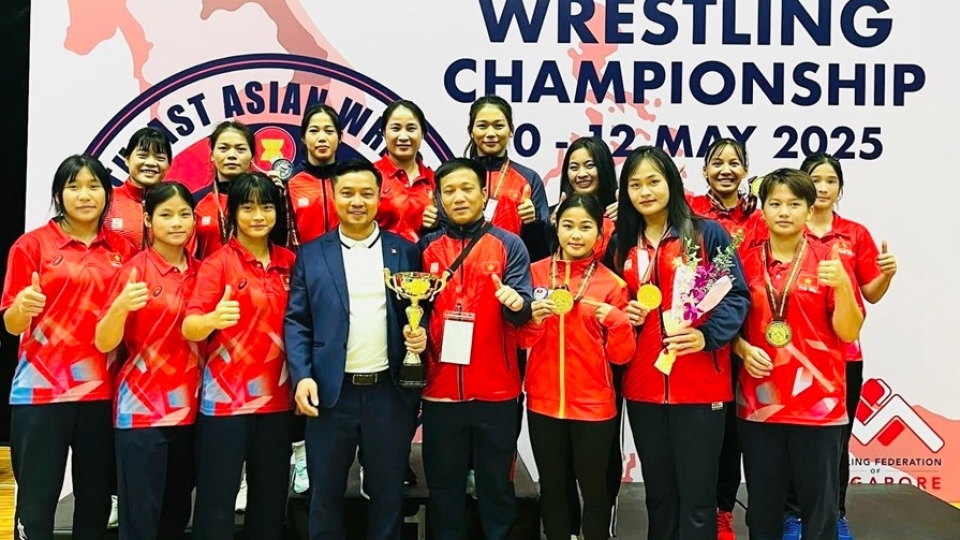 Local wrestlers bring home 24 golds from Southeast Asian championship